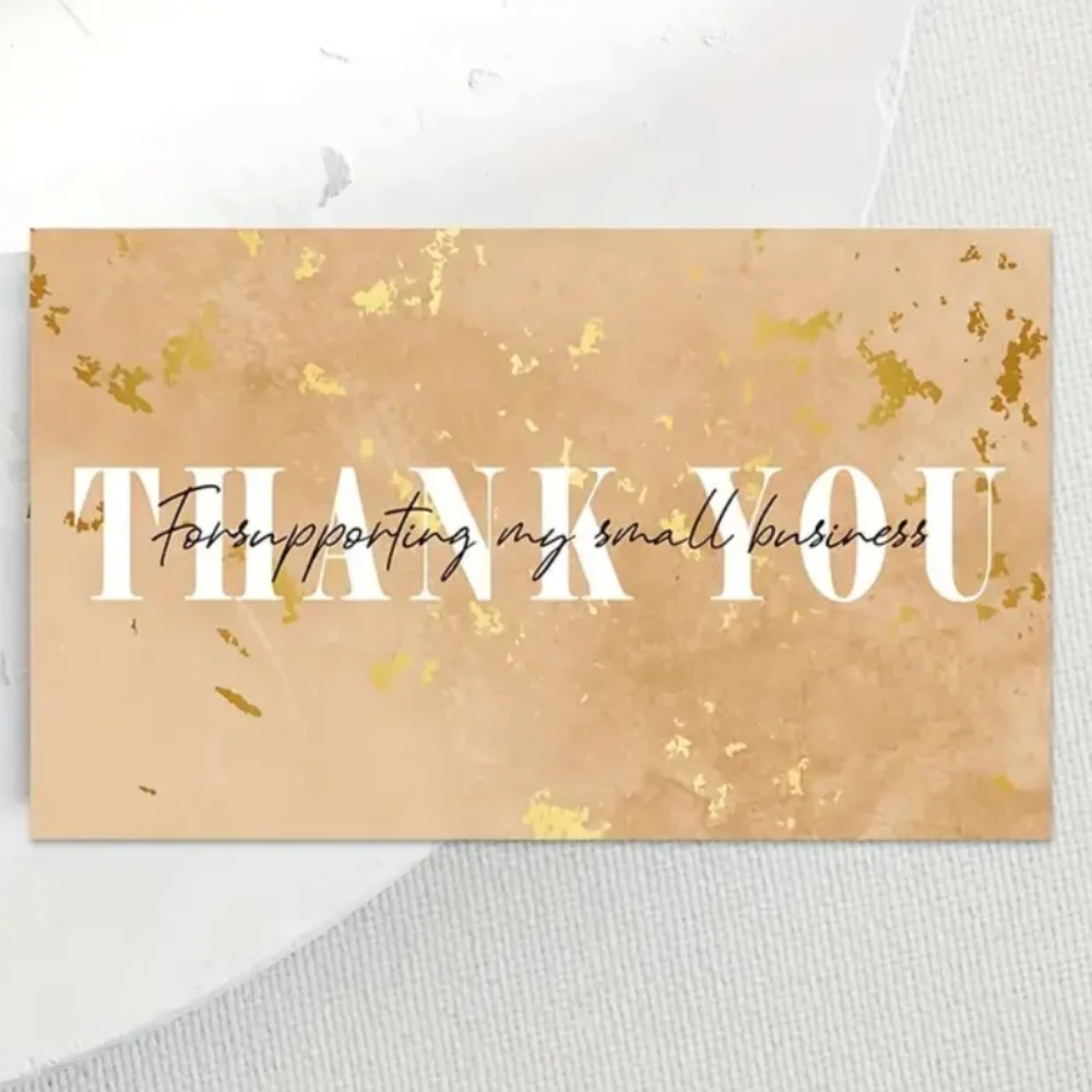 30 Thank You Cards for Supporting my Small Business Notes
